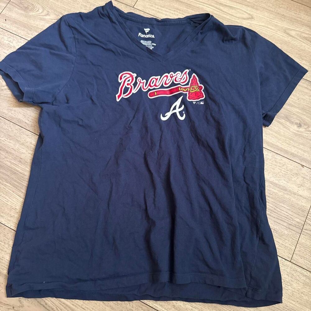 Mlb Men's Navy and Blue T-shirt